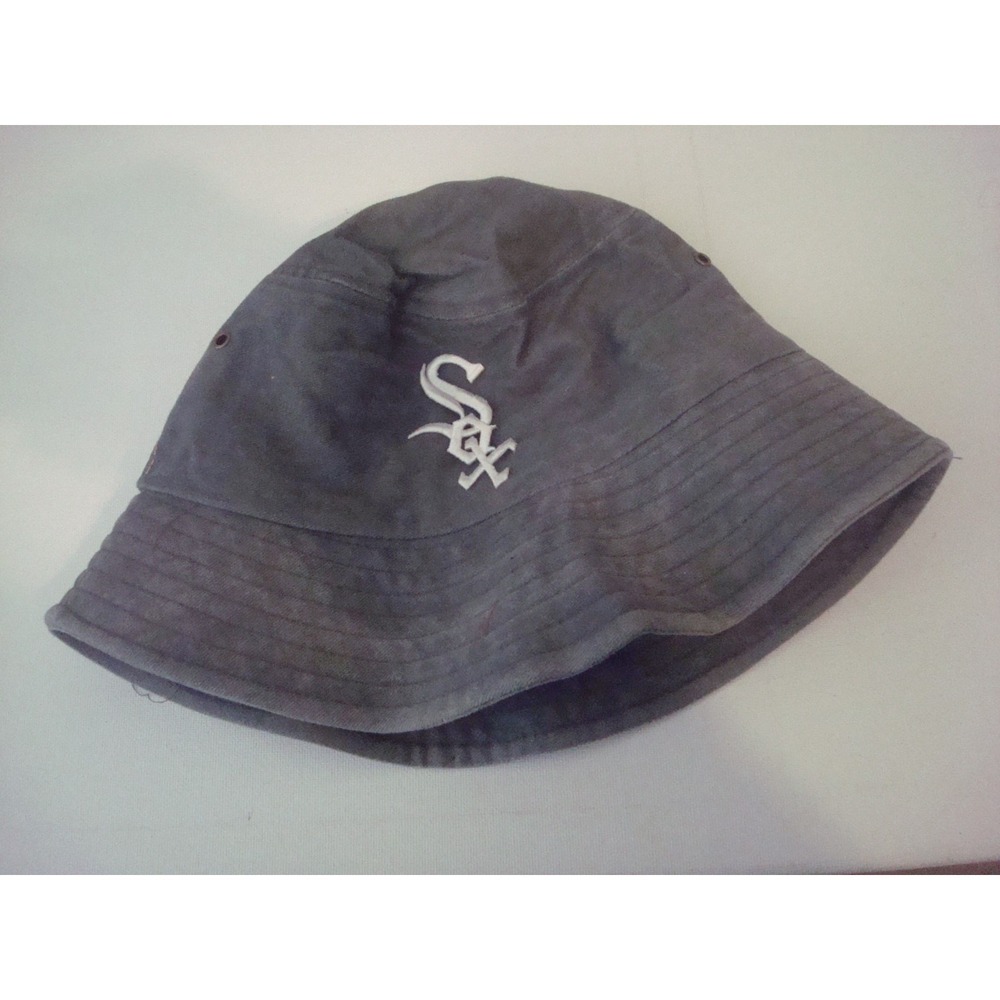WHITE SOX BEACH M/LG FLOPPY BUCKET Y2K 90S HAT CAP VINTAGE DEADSTOCK FB